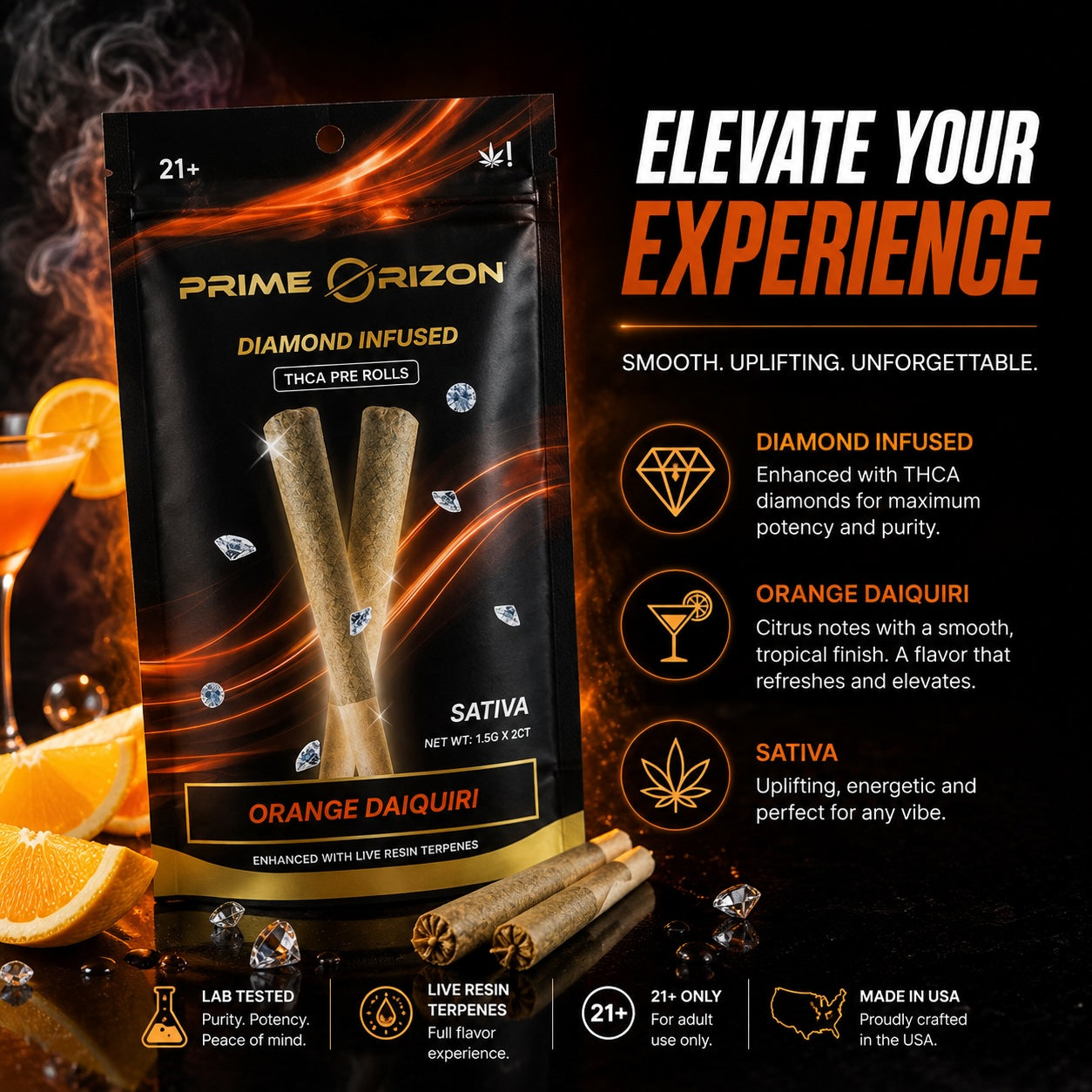 Orange Daiquiri     PRE-ROLLS